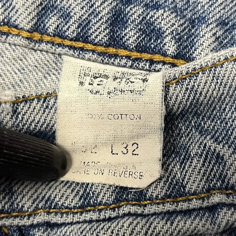 Vtg 90’s Levi’s 505 Orange Tab Mens 32x32 (30x32 Actual) USA Distressed Straight